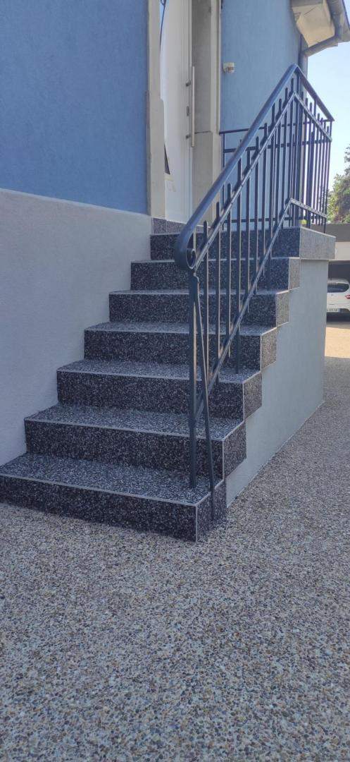 Tapis de pierre sur Escalier