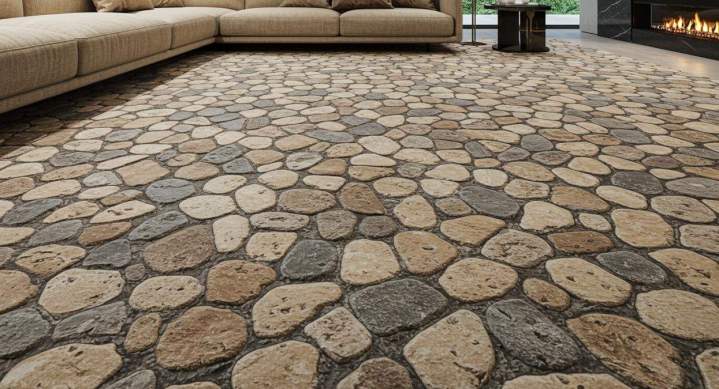 Tapis de pierres