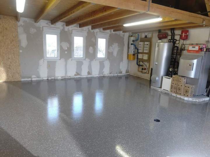 sol résine garage sarre union